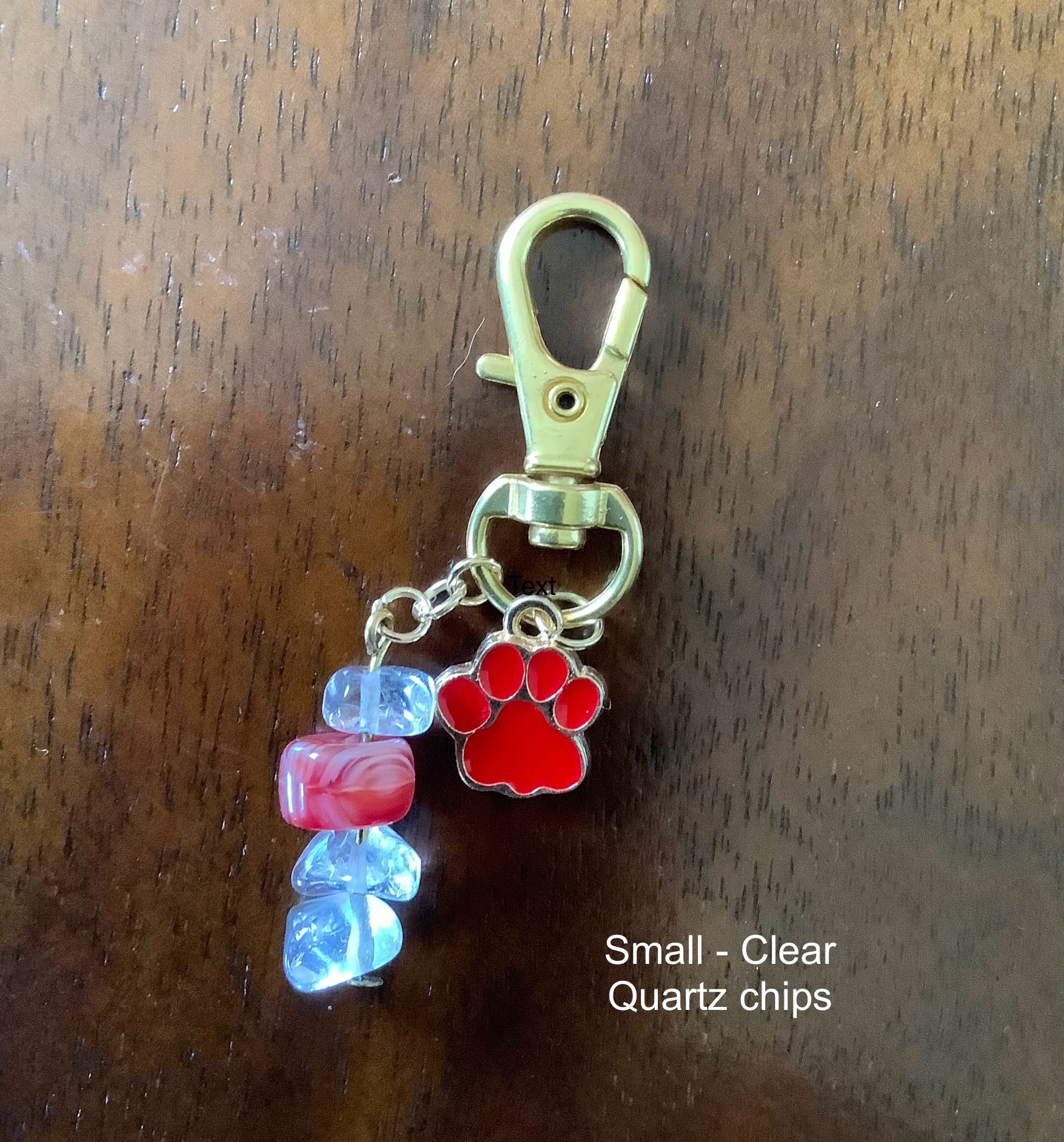 Small Clear Quartz Charm