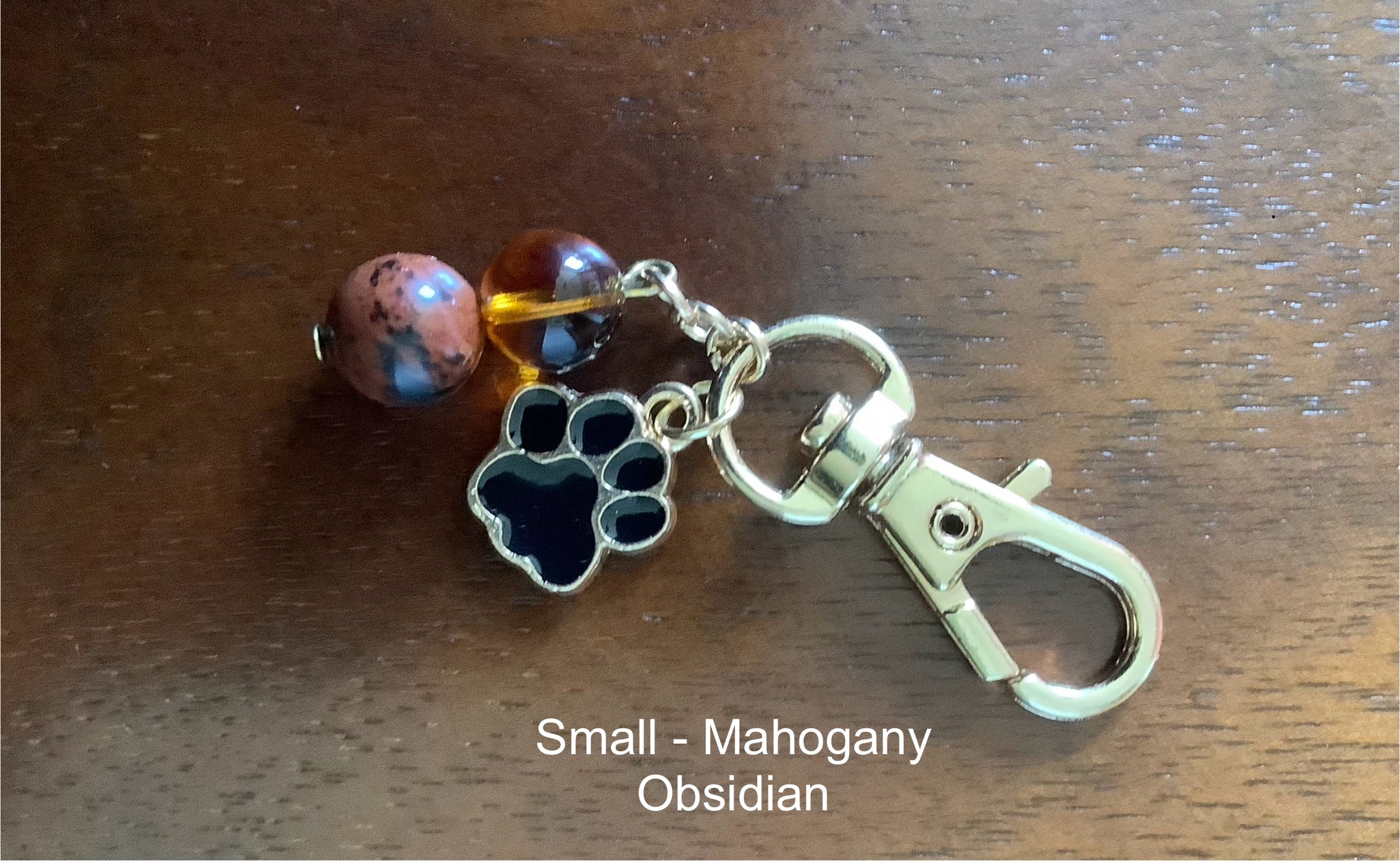 Small Charm with Mahogany Obsidian