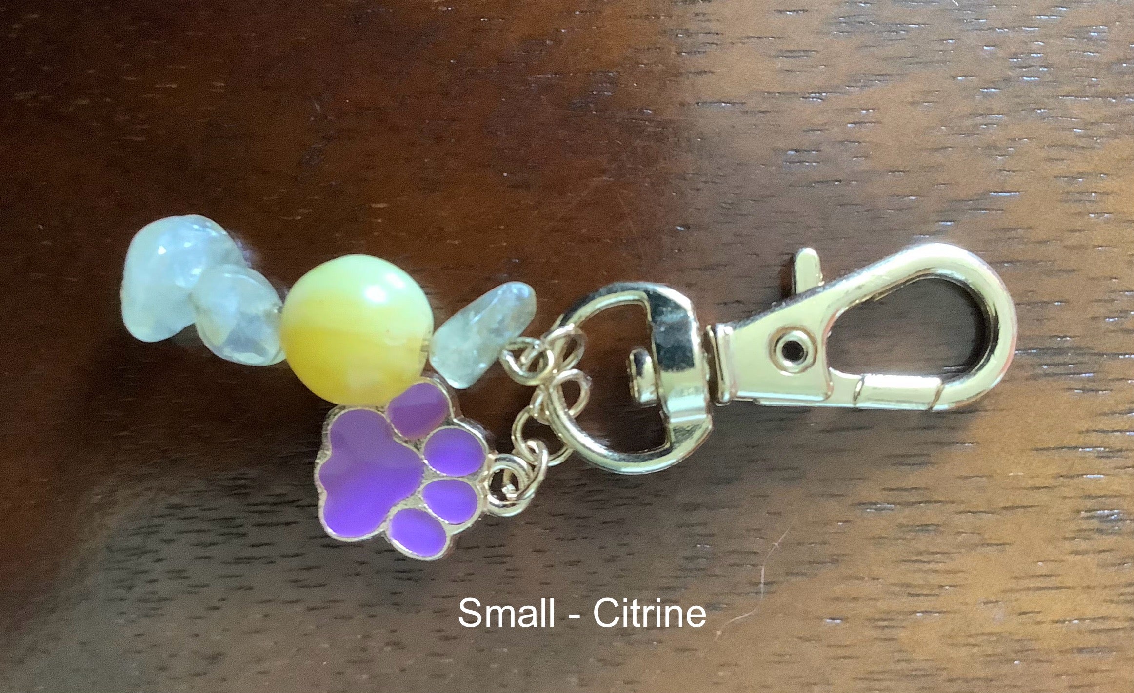 Small Charm with Citrine Chips