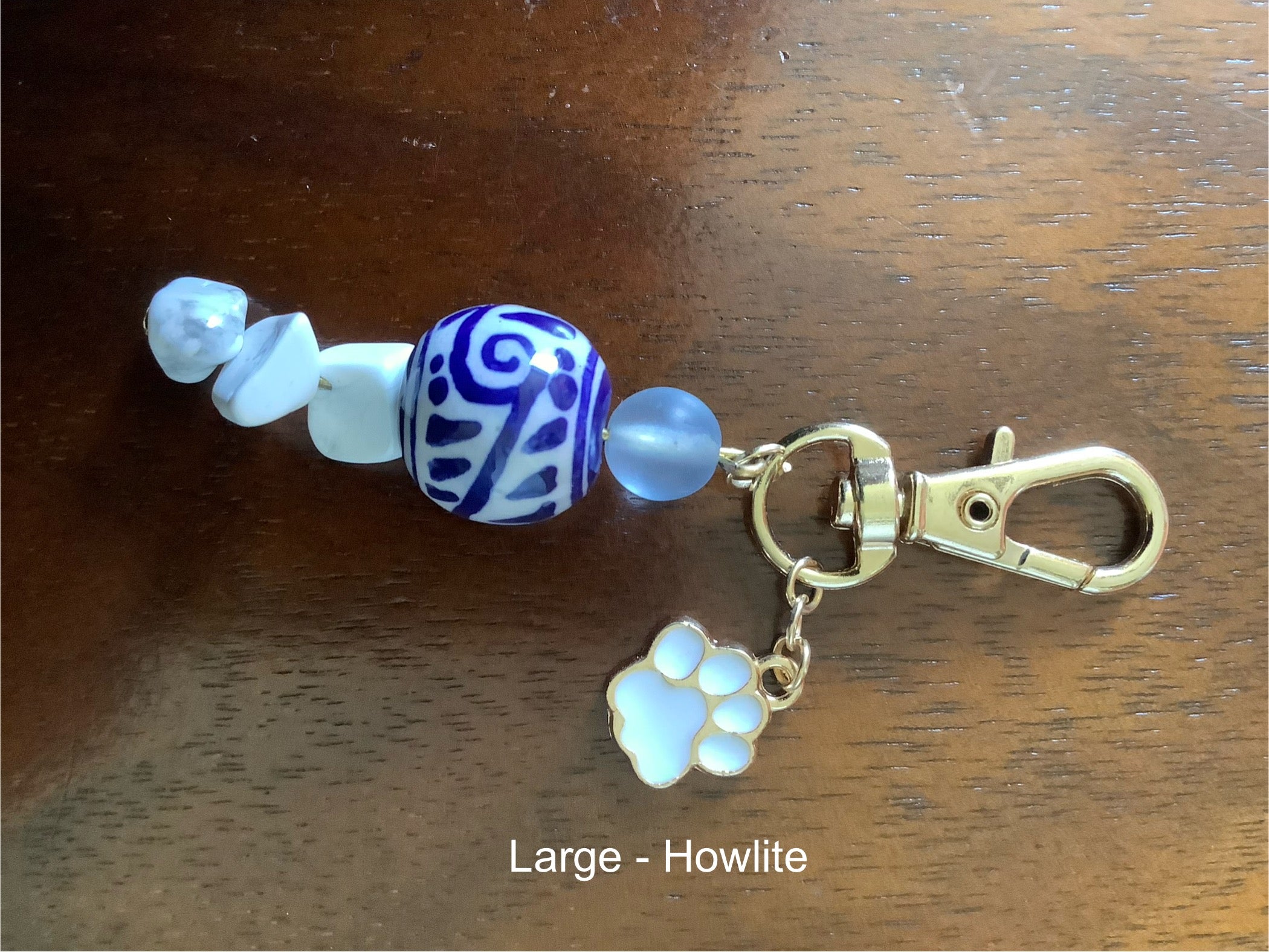Large Charm with Howlite