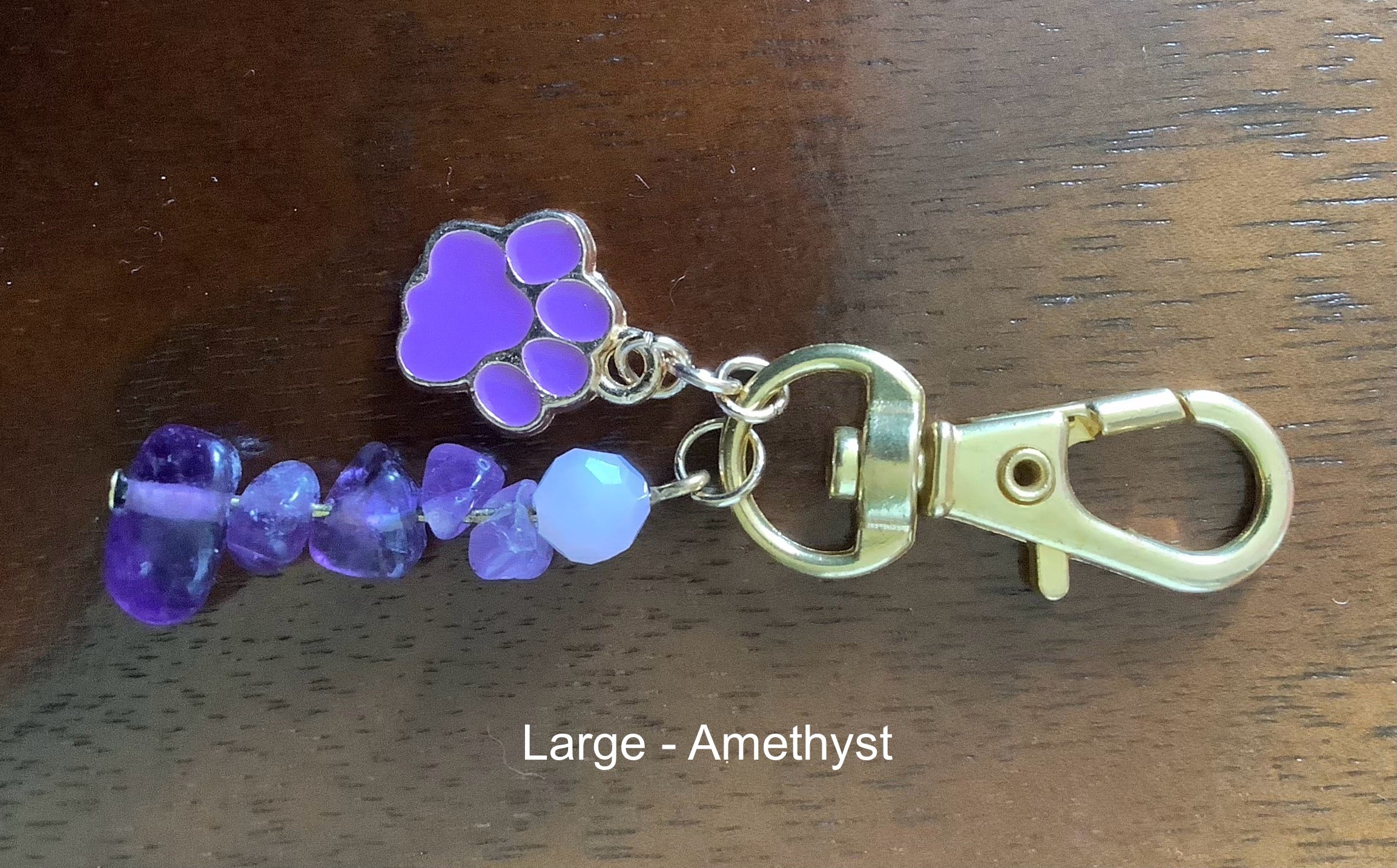 Large Charm with Amethyst