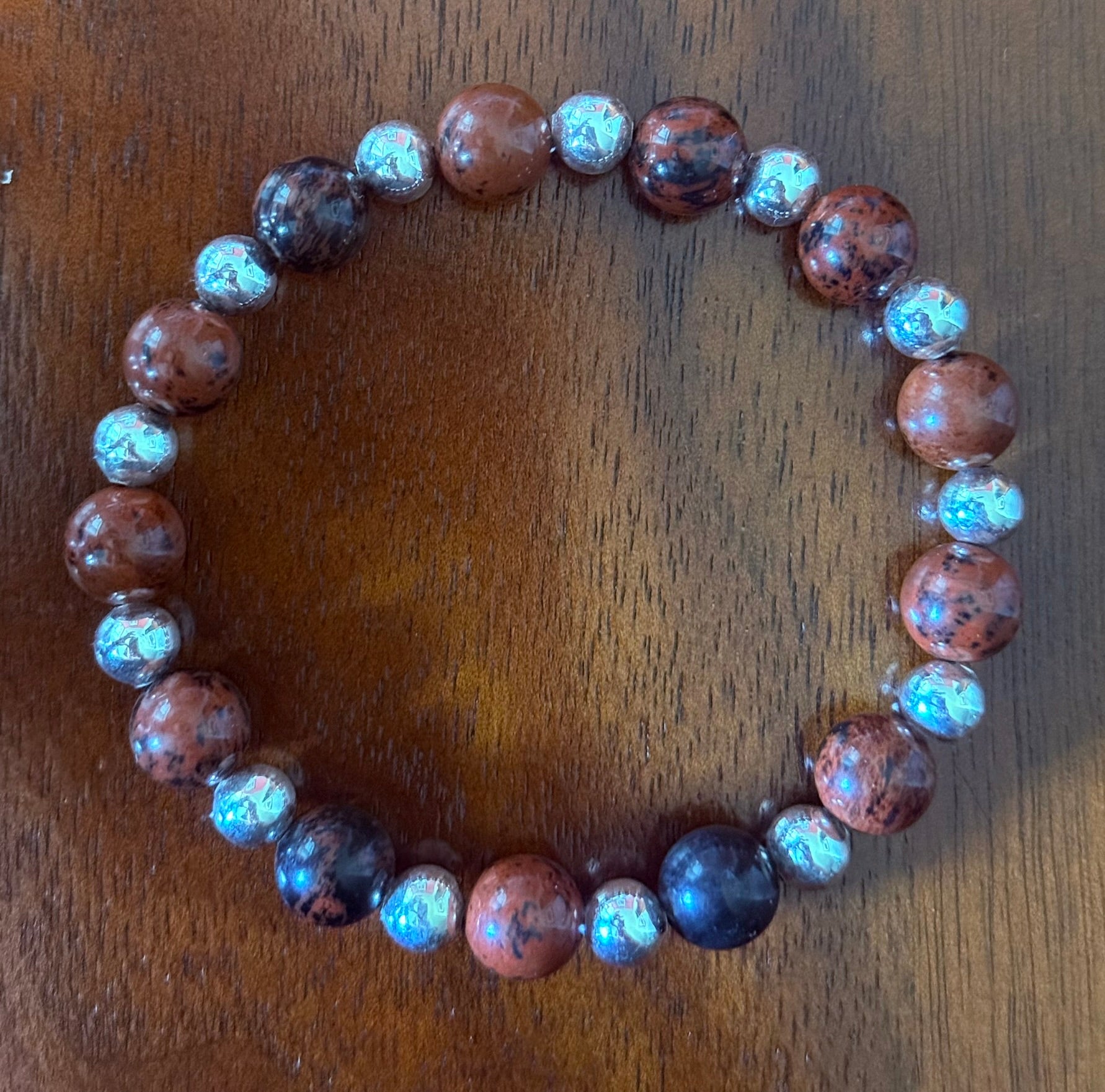 Mahogany Obsidian Bracelet