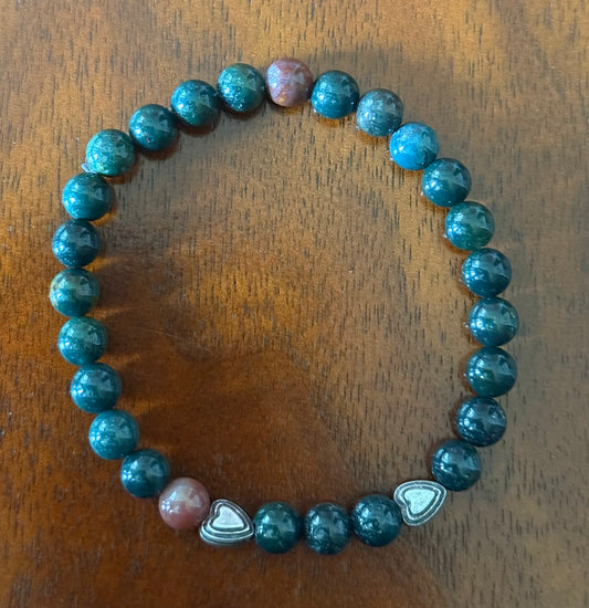 Indian Bloodstone Bracelet