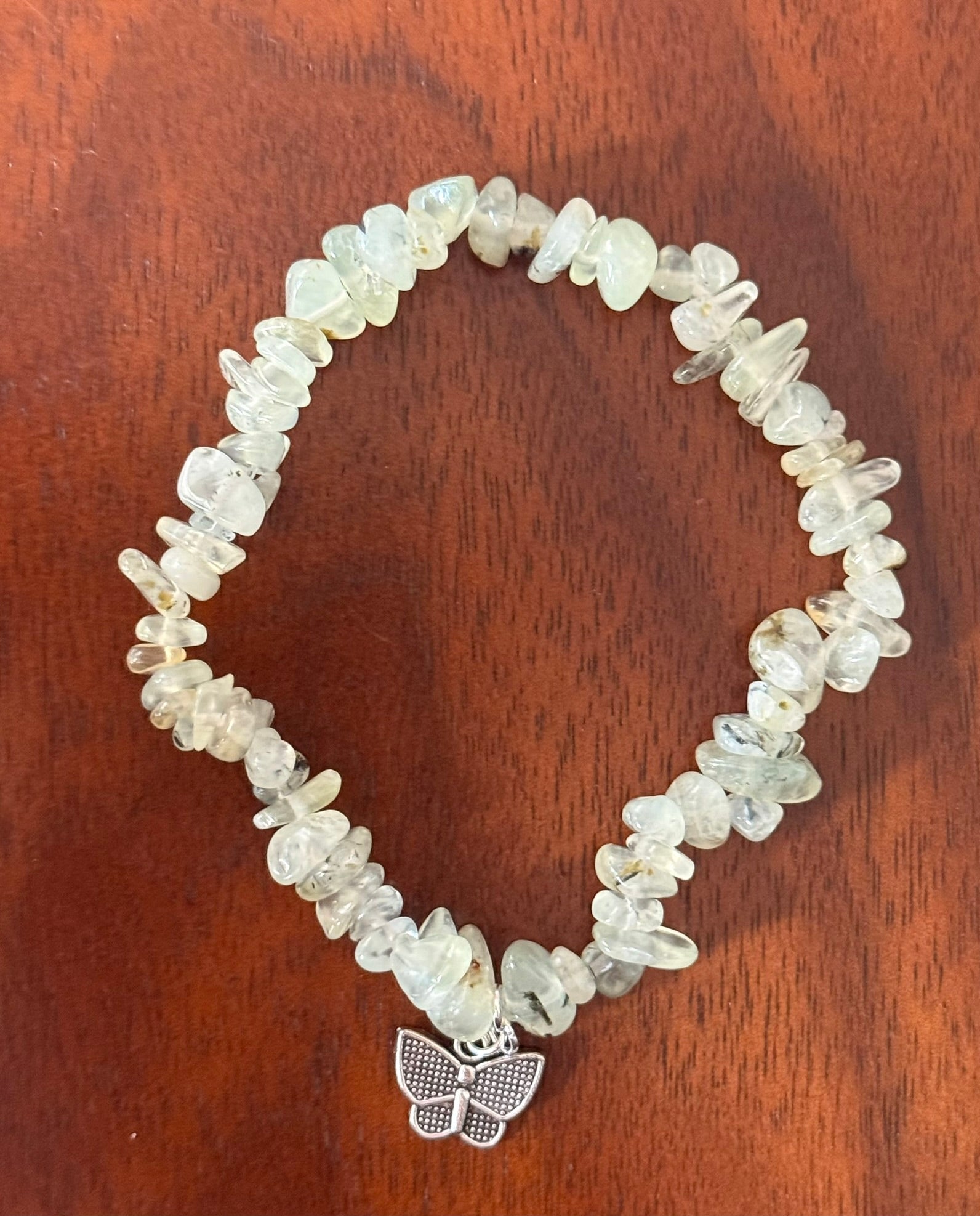 Prehnite Chip Bracelet