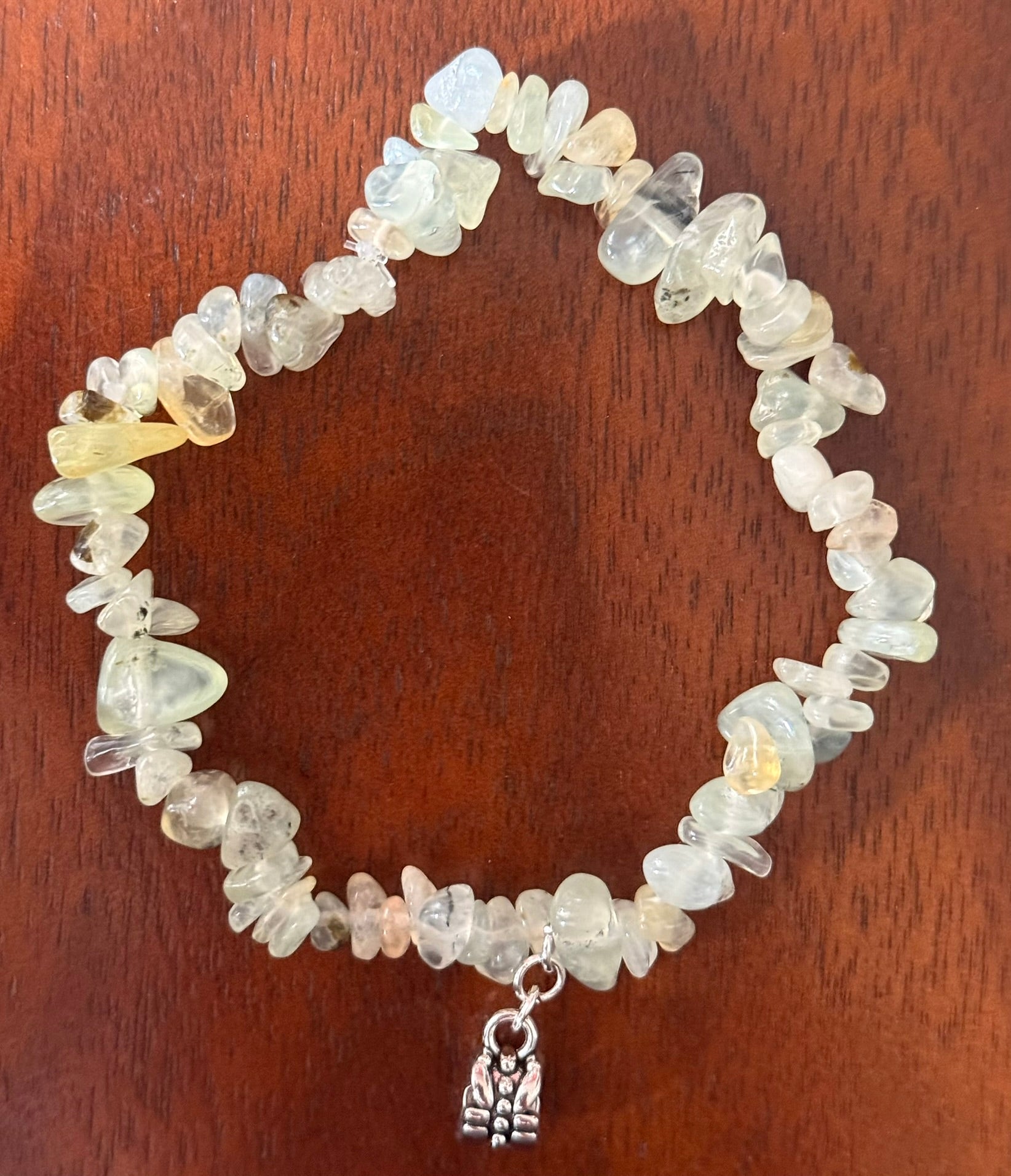 Prehnite Chip Bracelet