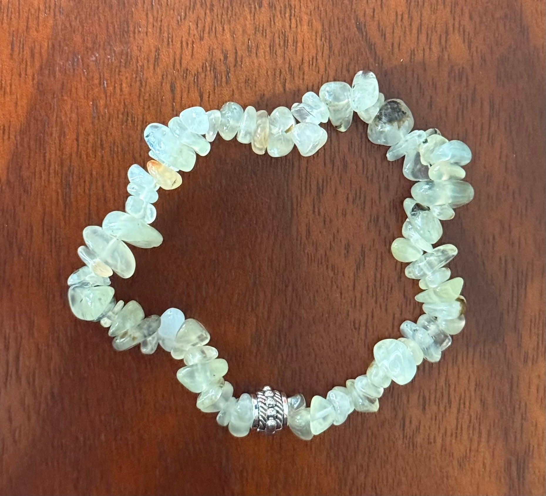 Prehnite Chip Bracelet