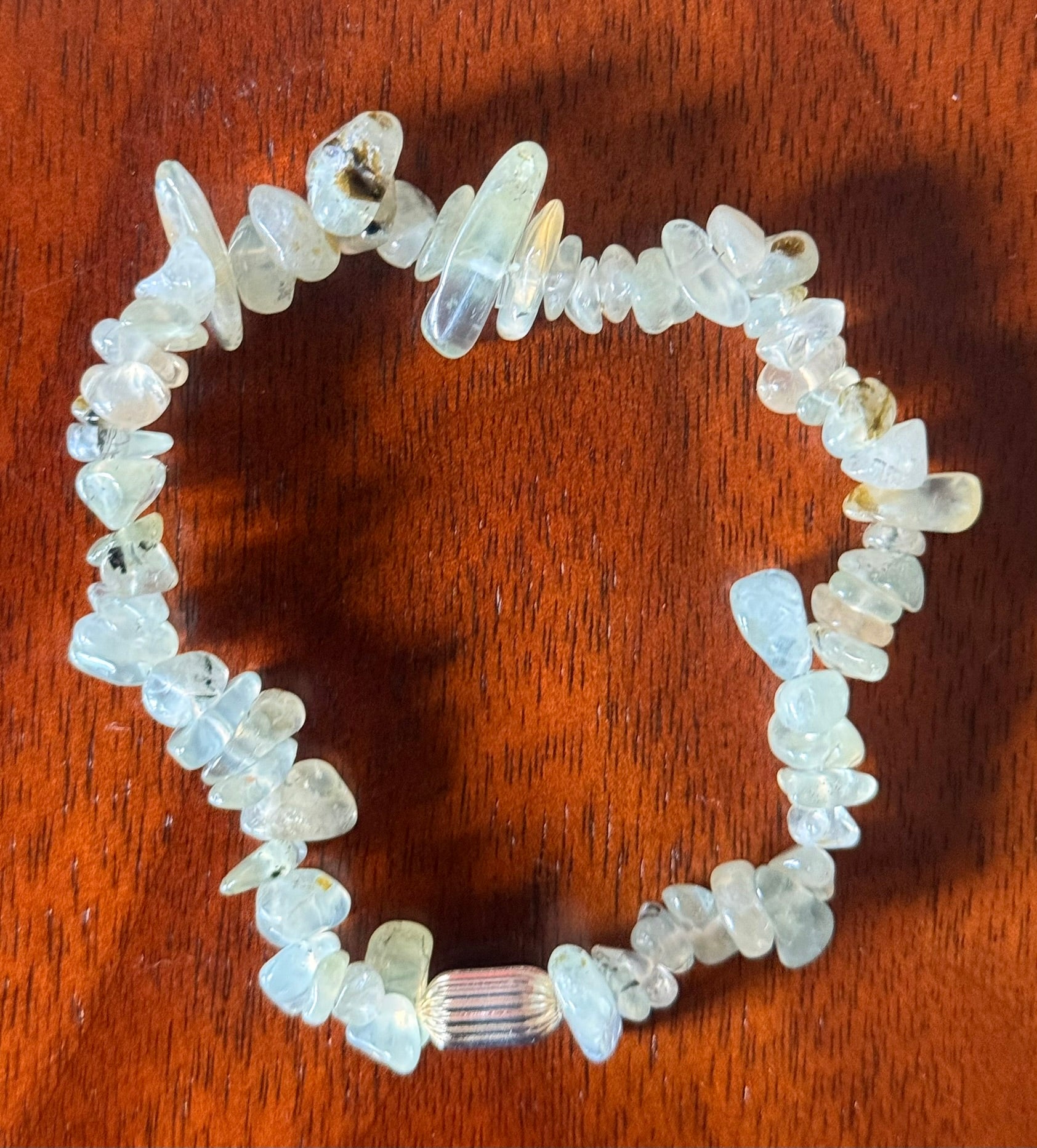 Prehnite Chip Bracelet