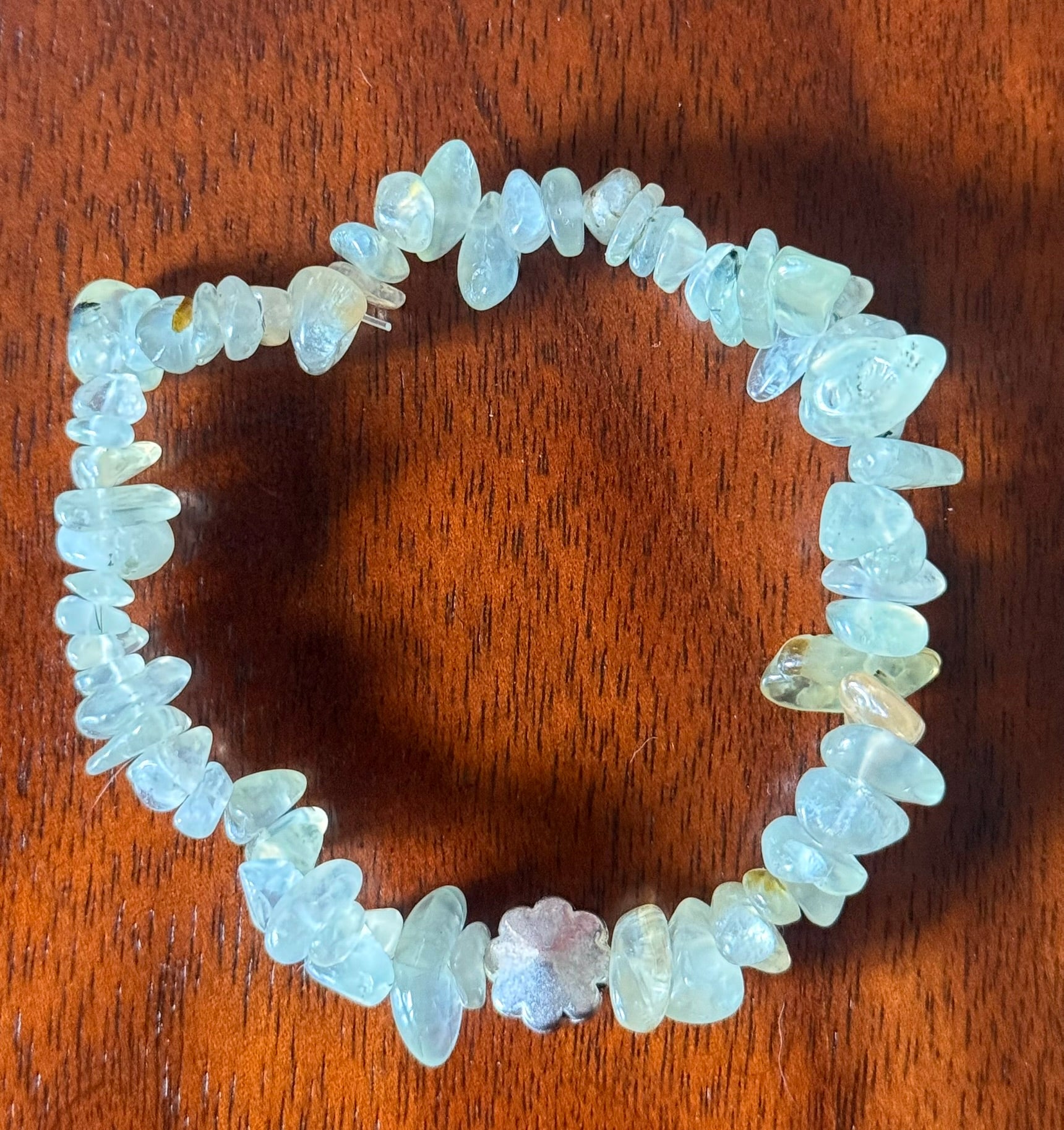 Prehnite Chip Bracelet